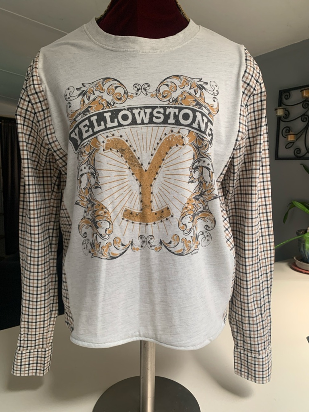 Upcycled Women's Graphic Top